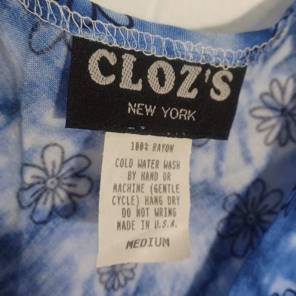 Vintage Tie-Dye Flower Tank - Picture 2 of 4